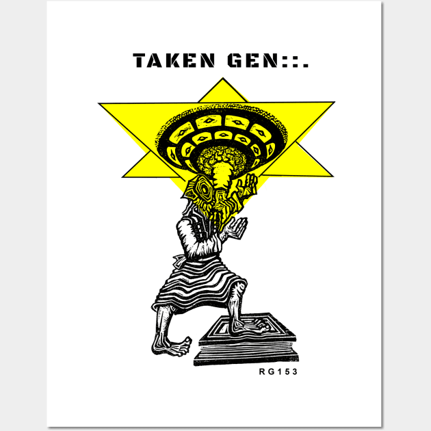 Taken Genesis 5, Biblical UFOs Wall Art by The Witness